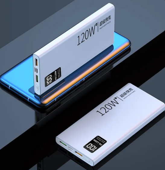 High-Capacity Portable Power Bank with Dual Fast Charging & Digital Display (50,000mAh, Multi-Port)